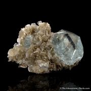 Beryl var. Aquamarine with Muscovite