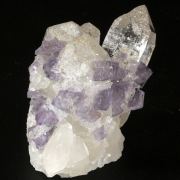 Fluorite on Quartz