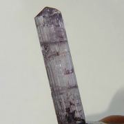  purple Scapolite gem crystal