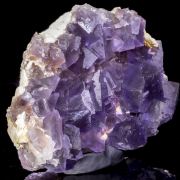 Large Purple Fluorite with Barite