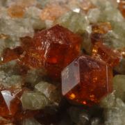 Grossular on Diopside