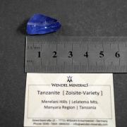 Tanzanite 20.5 ct - Arusha, Merelani Mountains, Tanzania