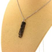 Raw Epidote Necklace. 6.39 ct.