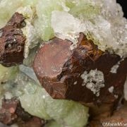 Copper with Prehnite