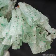 Barite with Malachite