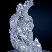 Beryl var. Goshenite - highly etched crystal
