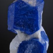 Lazurite - crystals in Calcite