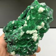 Cerussite, malachite