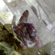 Axinite with Quartz