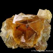 Fluorite (penetration-twinned) on Fluorite