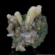 Tarnowitzite with Malachite