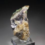 ANNABERGITE, FLUORITE