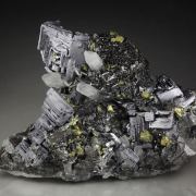 skeletal GALENA, CHALCOPYRITE