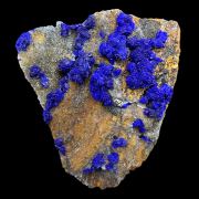 Azurite, smithsonite