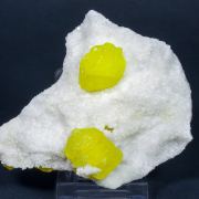 Sulphur with Calcite
