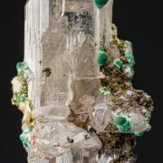 Malachite on Cerussite