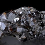 Spessartine on Galena - classic