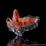 Rhodochrosite on Manganite