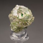 gem GARNET var. GROSSULAR with GREEN CHROMIAN PHANTOMS