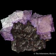 Fluorite on Sphalerite