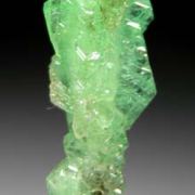 Tsavorite with Diopside