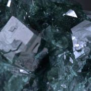 Dioptase with minor Calcite