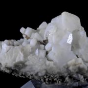 Pericline (Albite), Calcite and Rutile  - classic locale