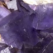 Large Purple Fluorite with Barite