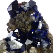 Azurite, goethite