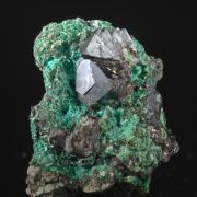 Cuprite (gem) w. Plancheite