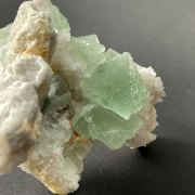 Fluorite on Quartz - Oatman, Arizona, USA