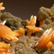 Wulfenite with Mimetite