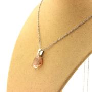 Raw Fluorite necklace. 6.42 ct.