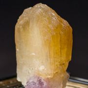 Lepidolite on Stilbite