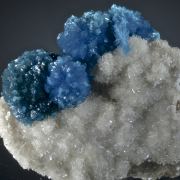 Cavansite on Stilbite