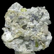 Sphalerite, quartz, talc, lollingite