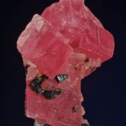 Rhodochrosite with minor Sphalerite, Pyrite, Quartz