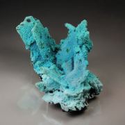 CHRYSOCOLLA pseudomorph after AZURITE, MALACHITE