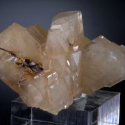 Barite with Stibnite
