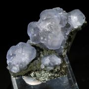 Fluorite & Fluorapatite on Muscovite