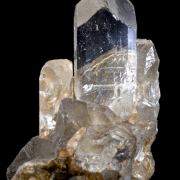 Topaz - classic Russian, on Feldspar, Quartz