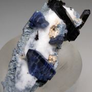 Benitoite with Neptunite