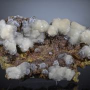 Beaverite-Cu, Jarosite and Calcite