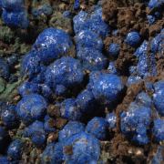 Azurite -Spherical with Malachite
