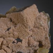 Fluorite with Barite overgrowths