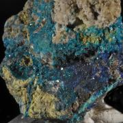 Caledonite, Linarite, Anglesite and Galena