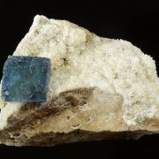 Fluorite on Quartz