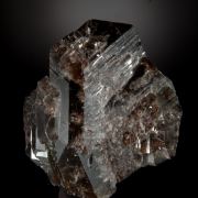 Ferroaxinite - large compound crystals