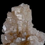 colorless Grossular on Prehnite