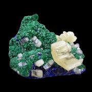 Cerussite, malachite, azurite TN